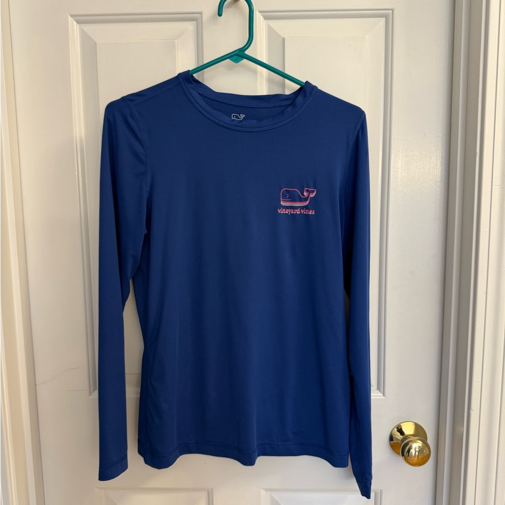 Vineyard Vines Women’s Blue Long Rashguard Shirt